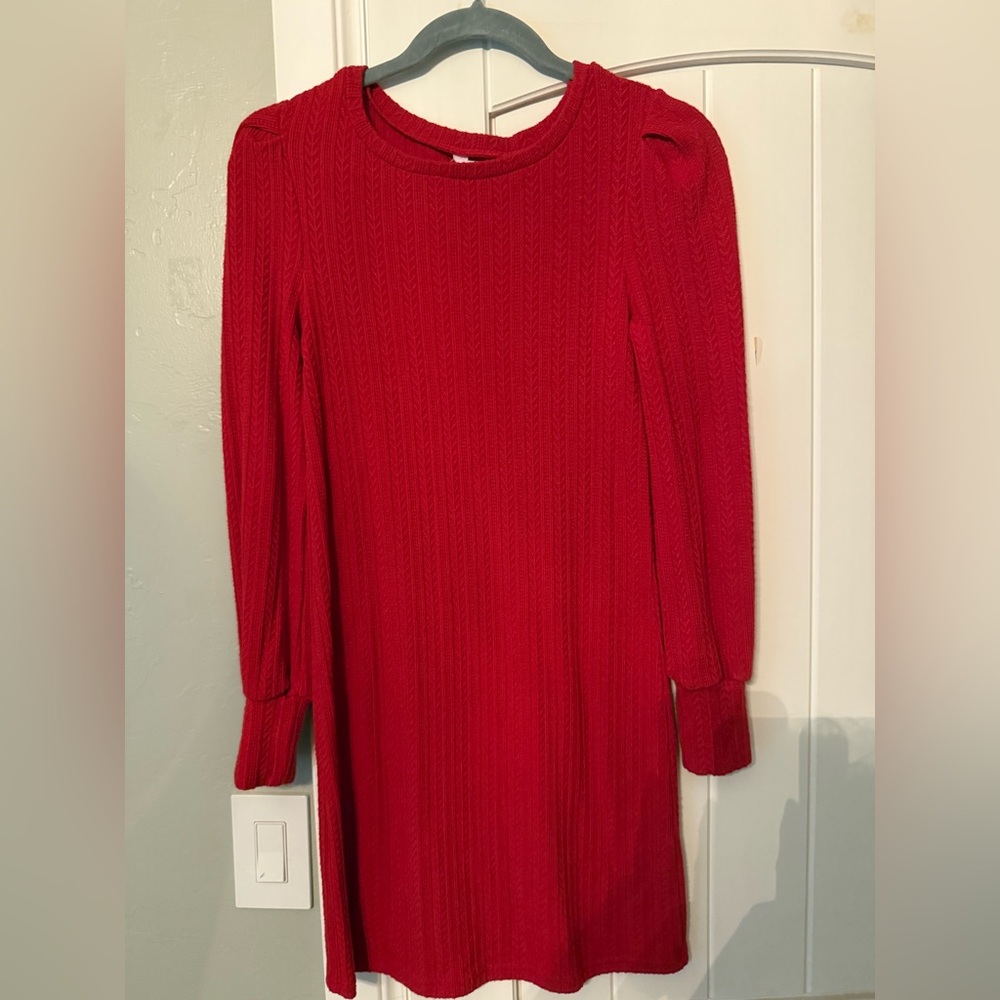 BB Dakota Steve Madden Red knit dress